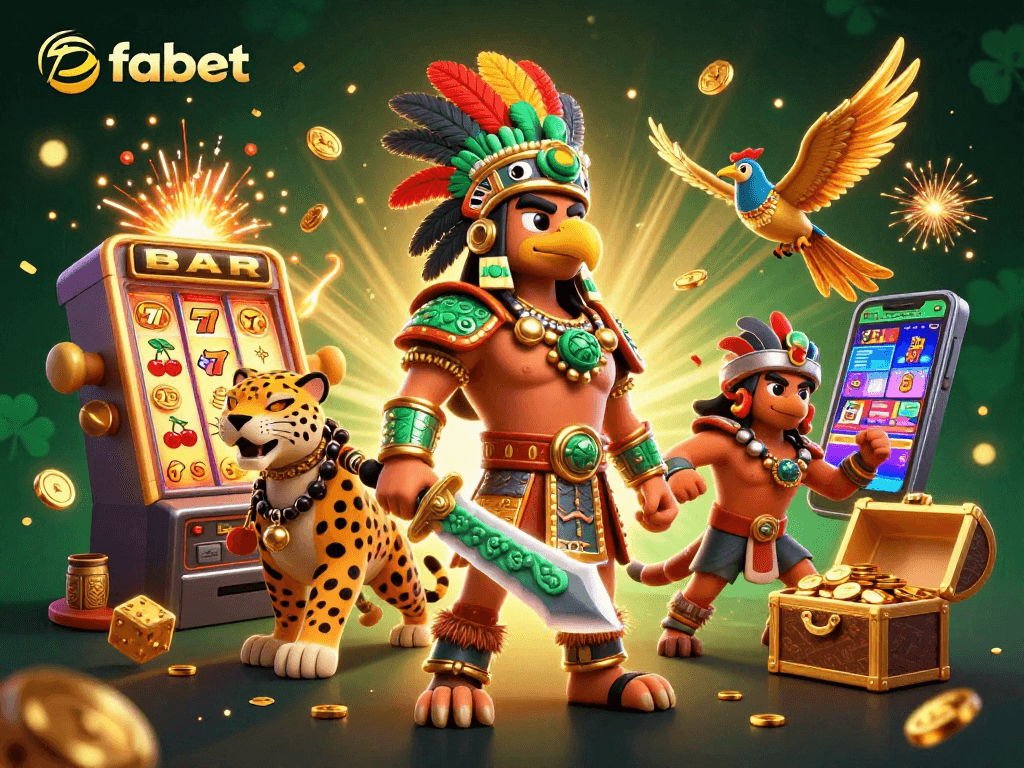 Experience thrilling jackpots at fabet with vibrant 3D characters and dynamic casino game elements.