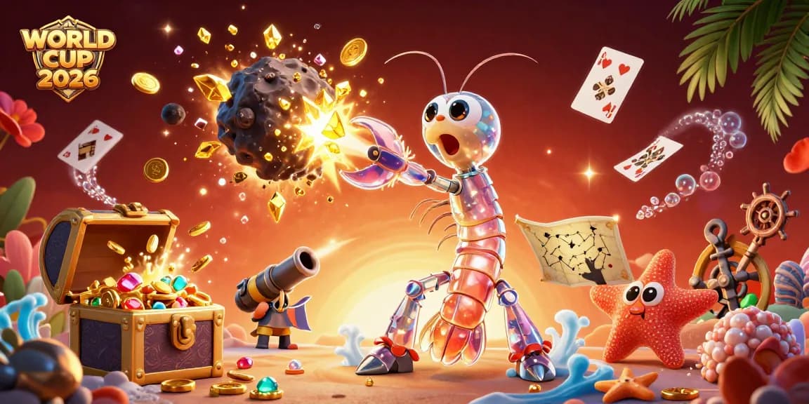 Experience the thrilling excitement of WORLD CUP 2026 with action-packed slots and dynamic treasure scenes.
