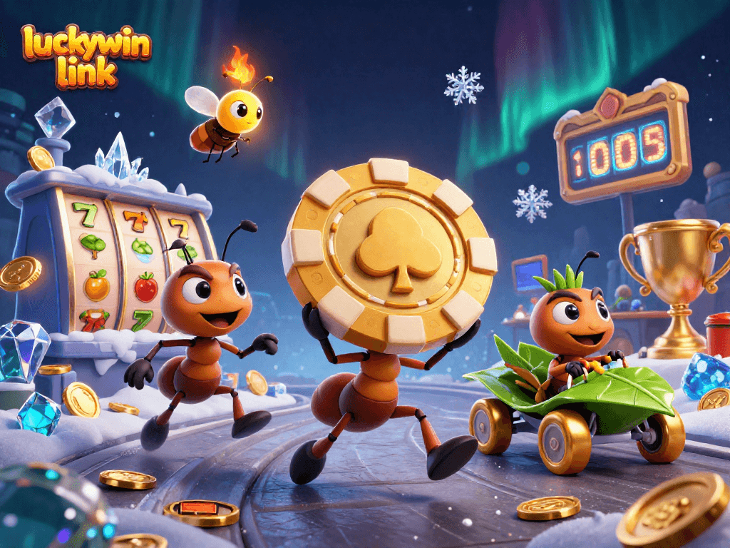Engage with the thrilling luckywin link casino experience featuring ants and golden poker elements.