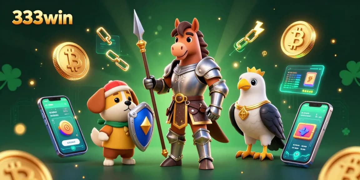 Engage in thrilling gaming with 333win, where medieval knights and crypto collide in a vibrant casino world.
