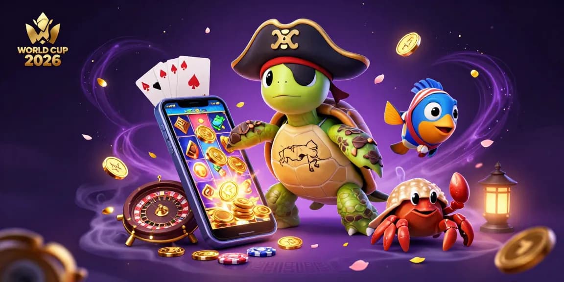 Engage in exciting betting strategies with the WORLD CUP 2026-themed casino illustration.