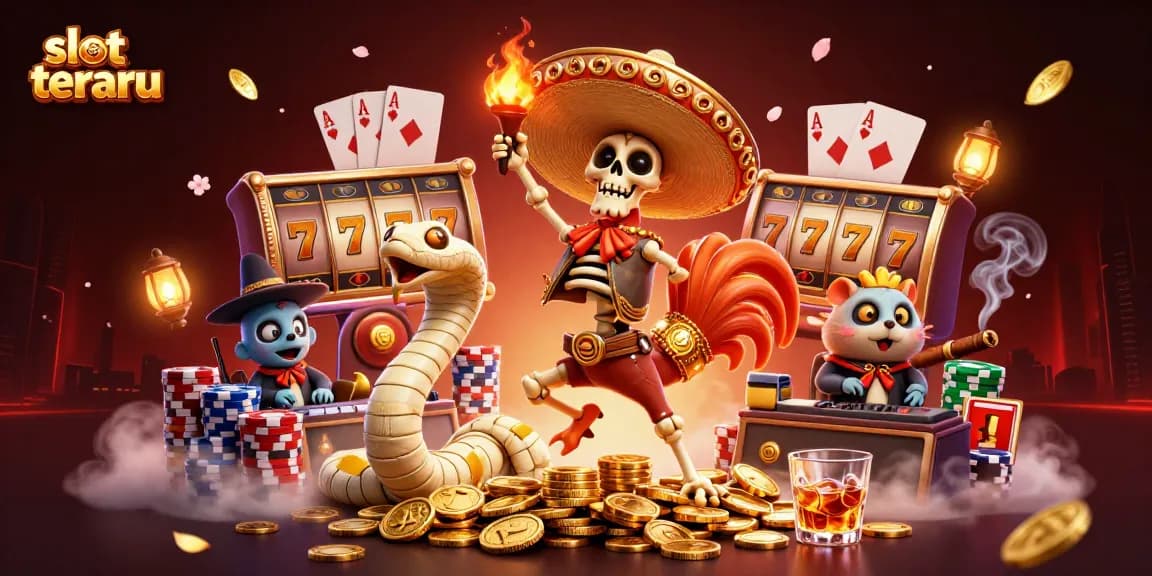 Enjoy thrilling spins with slot terbaru featuring colorful characters and vibrant casino elements.