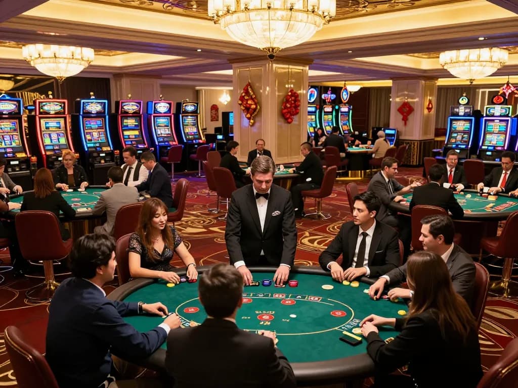 Players engaging in strategic poker gameplay at MM88 during New Year's festivities
