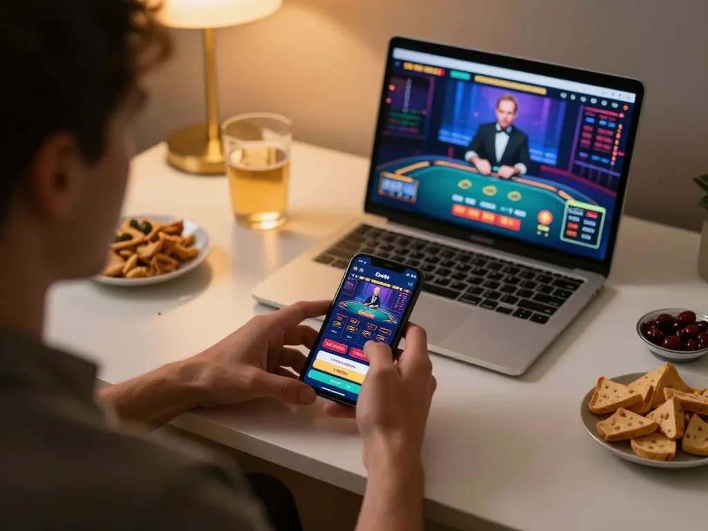 Player enjoying the Go88 casino app on smartphone during an engaging online gaming session