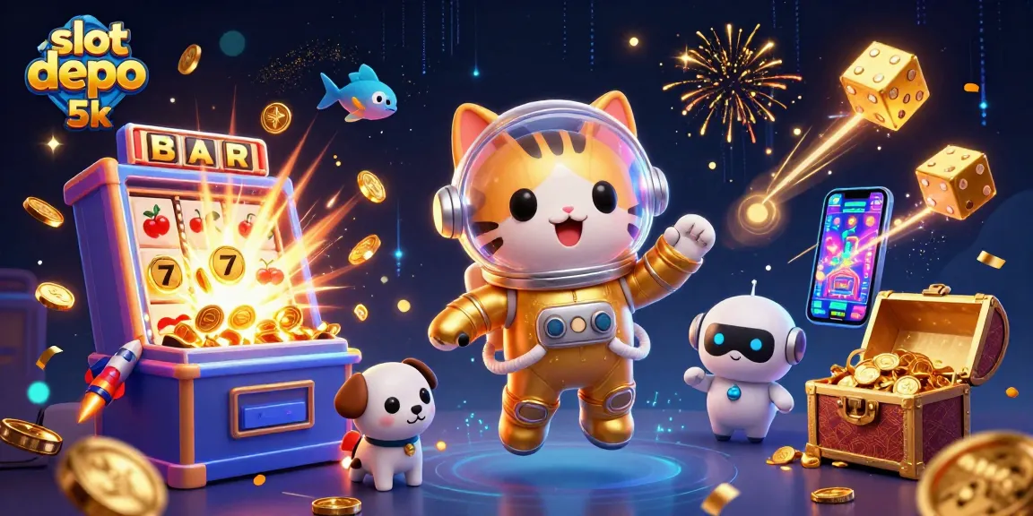 Spin to win with slot depo 5k and enjoy exciting jackpot rewards in a vibrant casino scene.